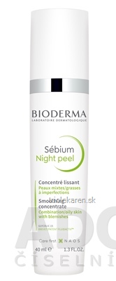 Bioderma S Bium Night Peel Vyhladzuj Ce S Rum X Ml Lemedic